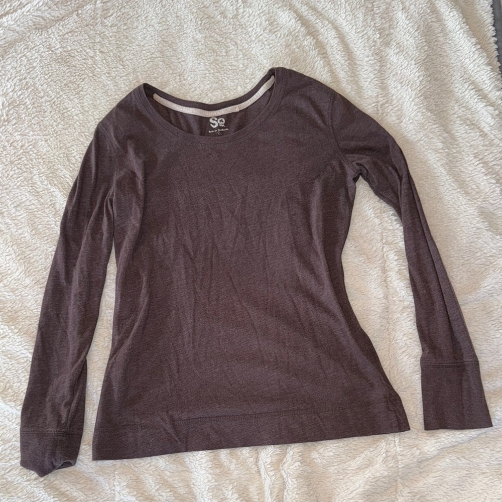 SO Women's Brown Long Sleeve Top
